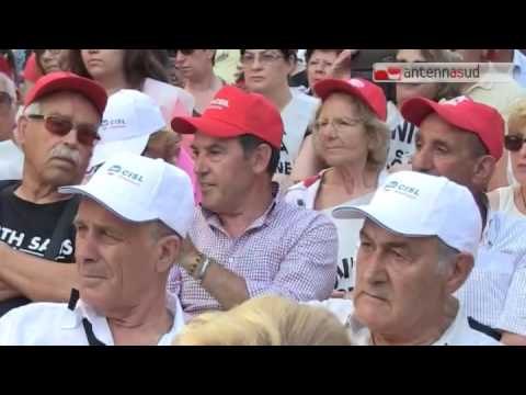 Tg Antenna Sud - Sanità non se ne può più, i pensionati scendono in piazza