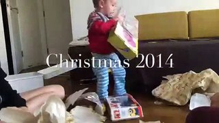 17 month old toddler on Christmas Day