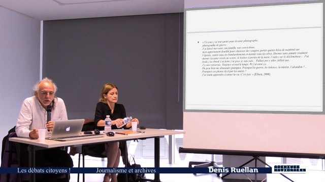 Denis Ruellan, professeur des universités et directeur-adjoint du CRAPE