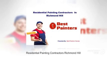 Residential Painting Contractors Richmond Hill