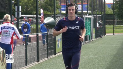 Derniers instants avant les séries du 800 m