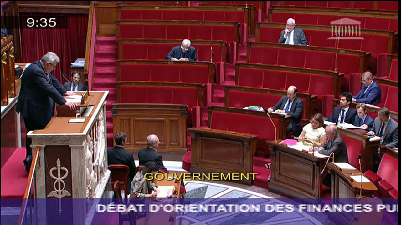 Mon discours lors du débat d'orientation des finances publiques pour 2017 à l'Assemblée nationale (7/7/16)
