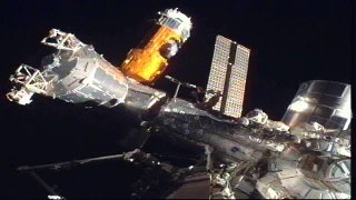 Lightship from GFoL visible as a reflection in the ISS module 2012 08 26 19h11m24s