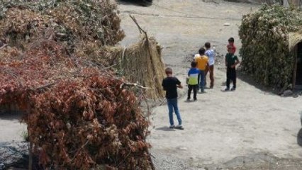 Şırnak'ta Buruk Bayramlaşma! Çocuklar Çadırlardan Şeker Topluyor