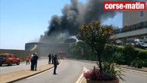 Une camionnette a pris feu dans le tunnel de Bastia