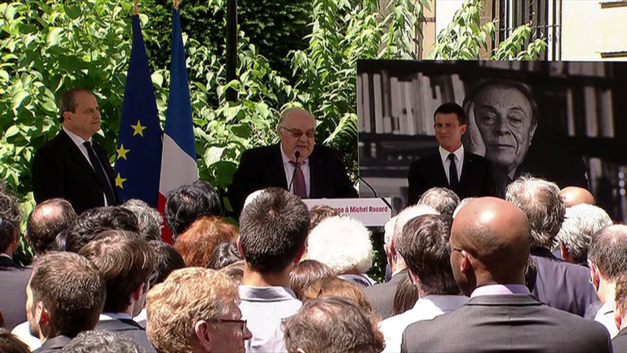 Hommage à Michel Rocard : le discours Alain Bergounioux