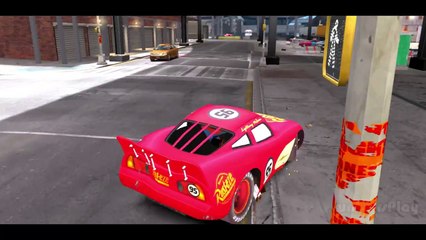 Nursery Rhymes Spiderman, Cars Disney Pixar with Batman Finger Family_12