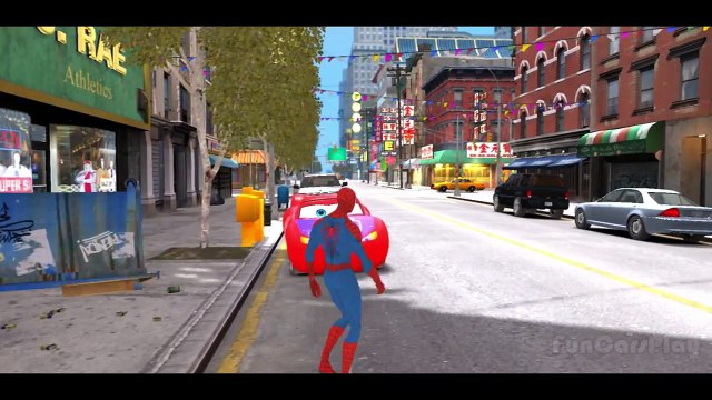 Nursery Rhymes Spiderman, Cars Disney Pixar with Batman Finger Family_13