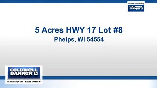 Lots And Land for sale - 5 Acres HWY 17 Lot #8, Phelps, WI 54554