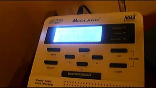 NOAA Weather Radio - Monthly Climate Summary for Muskegon WITH REAL VOICE - 3-1-11.wmv