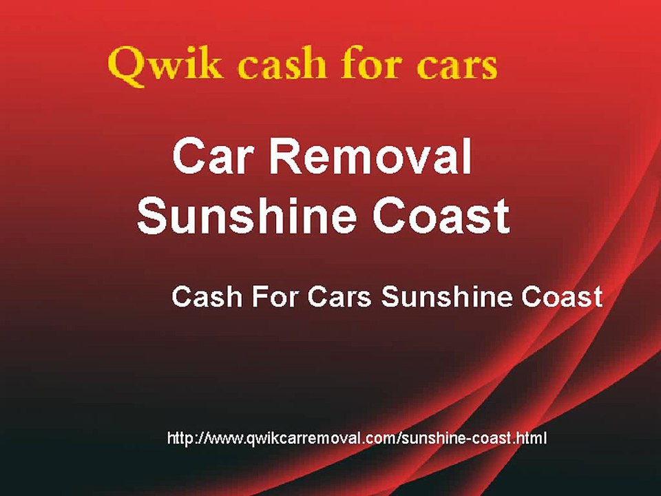 Car Removal Sunshine Coast