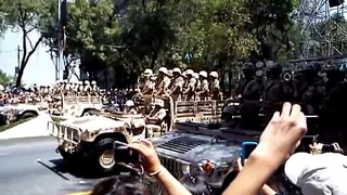 Mexico City Military parade September 17, 2010