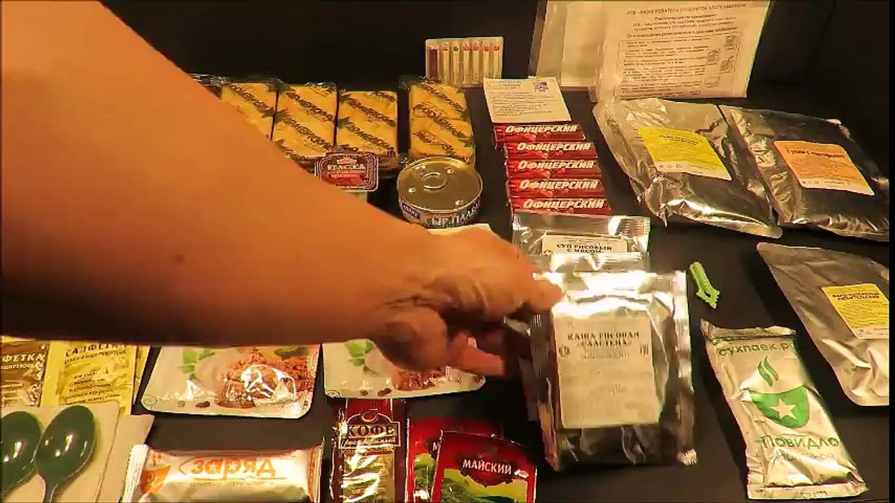 Ration militaire des forces spéciales russes : 5000 calories pour 24h !