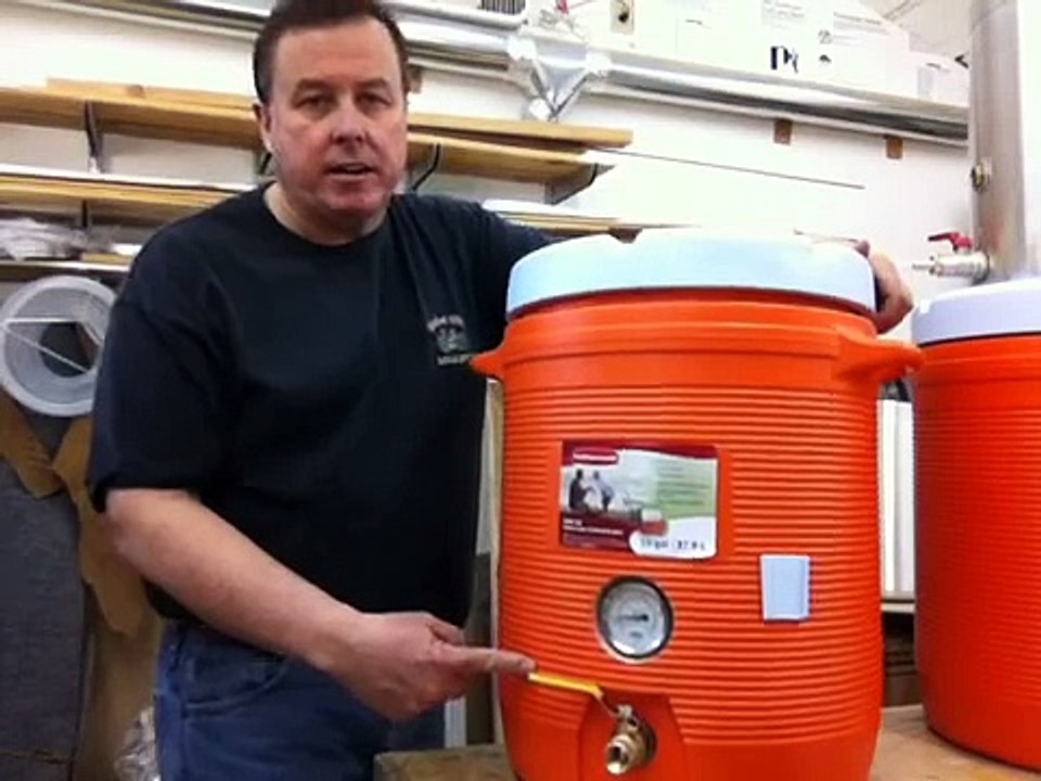 10 Gallon cooler based Mash Tun