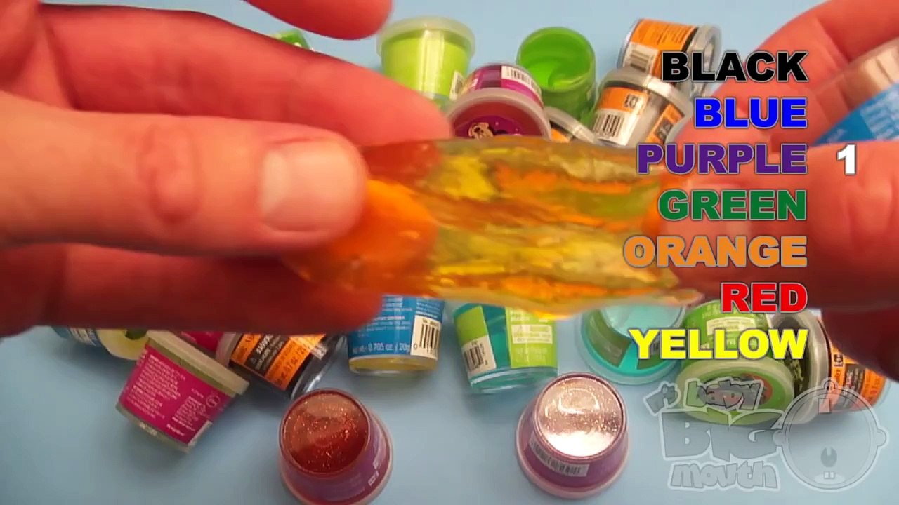 Learn Colours With Ooze and Glitter Putty! Fun Learning Contest!_2