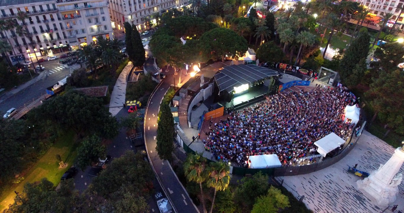 La Fan zone à Nice