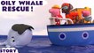 OILY WHALE RESCUE --- Join Peppa Pig as they rescue an oil covered Whale caused by the naughty Minion Pirates, Featuring Zouma and Marshall from Paw Patrol, The Minions and many more family fun toys