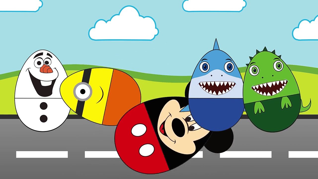 T-Rex vs Shark Monster Truck - Toy Factory - Monster Trucks Cartoon For Kids_3