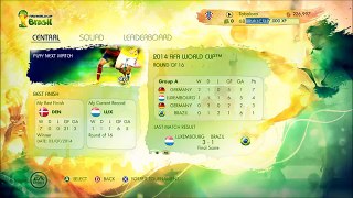 Quest for the online fifa world cup 25. Luxembourg Rnd of 16.