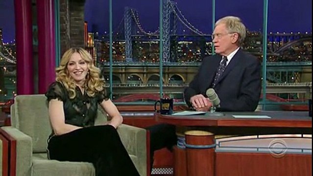MADONNA David Letterman Show 2007