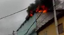 Incendio en un centro de rehabilitación en el sur de Guayaquil