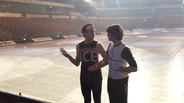 Johnny Weir & Stéphane Lambiel Say Goodbye to FaOI2016