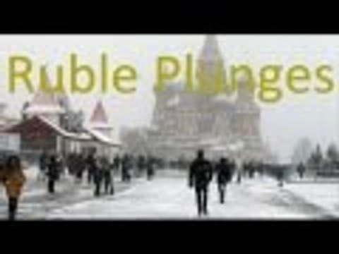 Ruble Plunging as Global Financial Collapse hits Russia