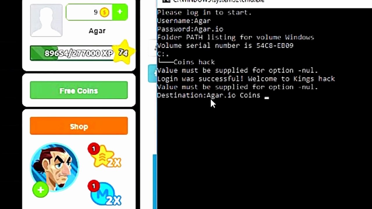 The newest way to hack Agario coins -8000 every hour + Giveaway -Link in Description