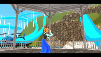 Spiderman & his Super-Auto ft Frozen Elsa Custom McQueen Cars w- Children Nursery Rhyme with Action_27