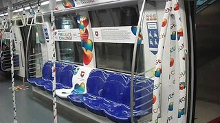 [EXCLUSIVE CONCEPT TRAIN] Train ride on SMRT C830 - 17 from Promenade to Stadium