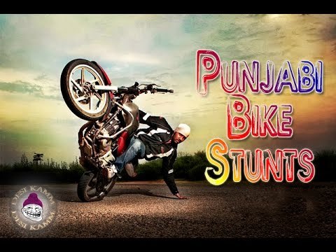 Punjabi Bike Stunts Compilation 2016 Crazy Bike Scooter Stunts