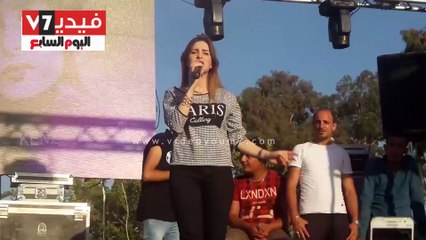 بالفيديو.. كنزة مرسلى تتألق بأولى حفلاتها فى مصر بعيد الفطر