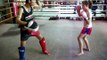 Monique Sciberras 10 year old training boxing 2011