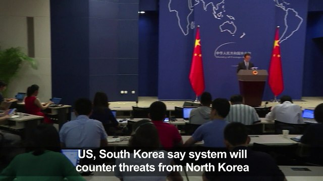 China protests over US deploying missile system in South Korea