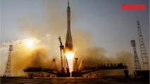 Espace: trois nouveaux astronautes rejoignent l'ISS à bord de Soyouz