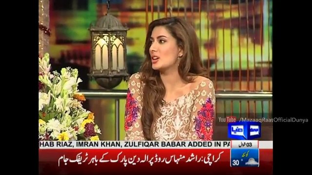 Mazaaq Raat 7 July 2016 - Mehwish Hayat Eid Special - Dunya News