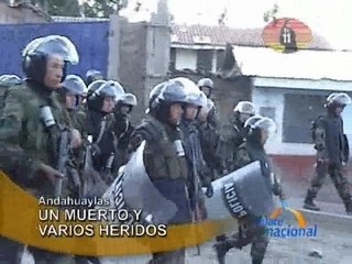 UN MUERTO Y VARIOS HERIDOS - ANDAHUAYLAS