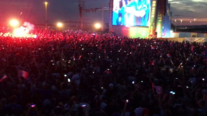 Allemagne-France : explosion de joie à la fan zone sur l'ouverture du score de Griezmann