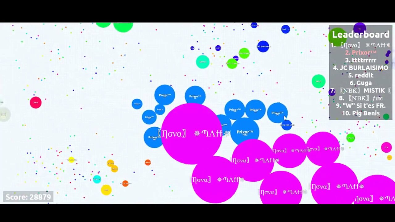 Agar.io - Amazing Teamplay 28k