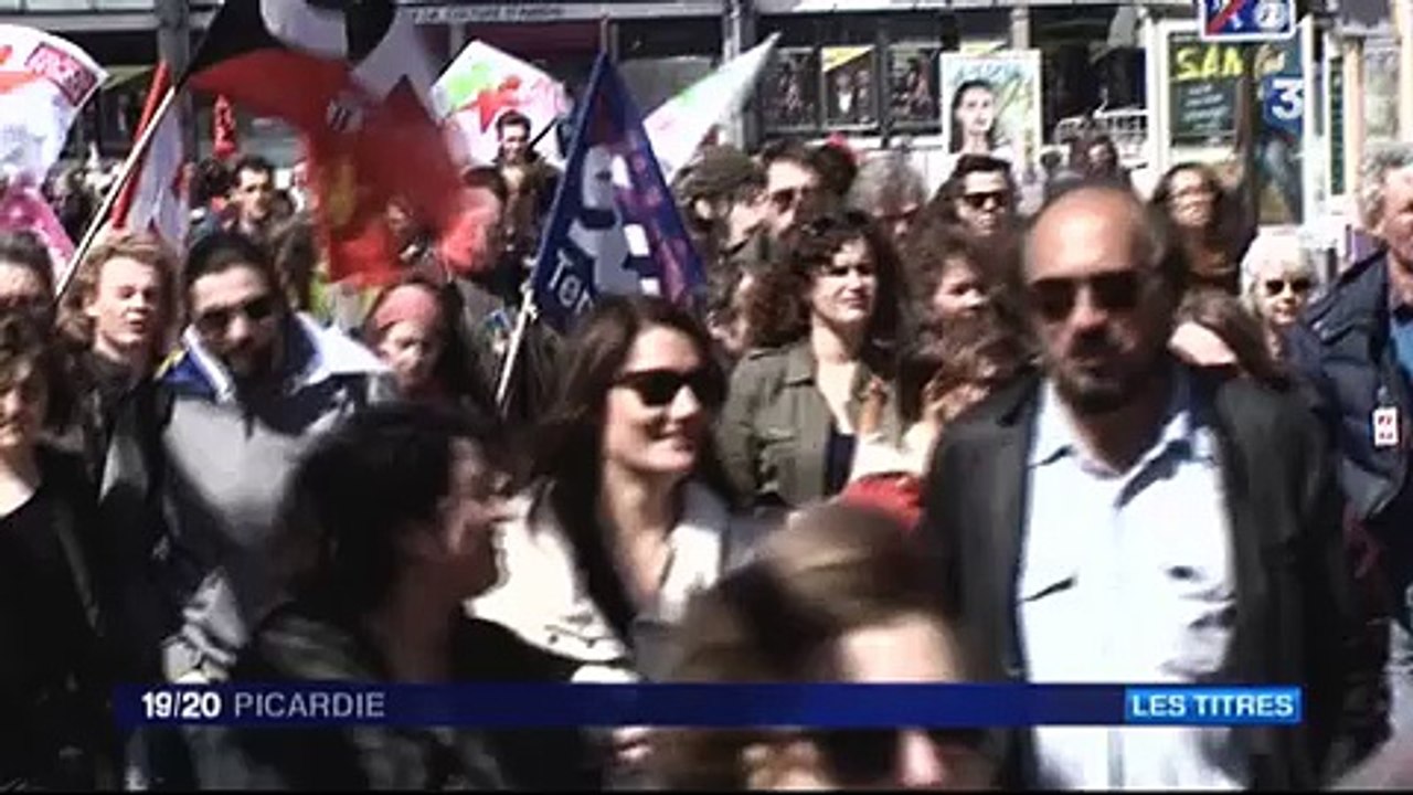 20160501-F3Pic-19-20-Amiens-Un 1er mai avec en ligne de mire le projet de loi Travail