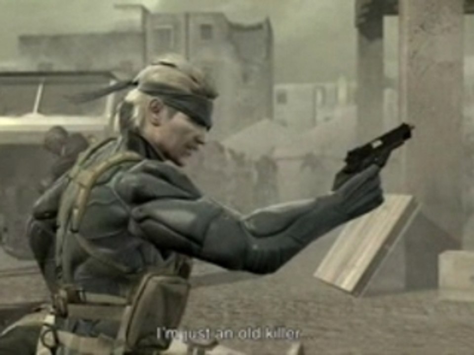 Metal Gear Solid 4 " Guns of Patriots": Raiden vs Vamp.