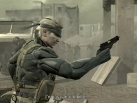 Metal Gear Solid 4 Guns of Patriots : Raiden vs Vamp.