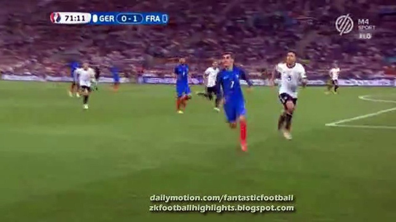 0-2 Antoine Griezmann Goal HD - Germany 0-2 France 07.07.2016 HD