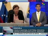 Venezuela: Consejo Nacional Electoral denuncia campaña de desprestigio