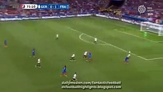 Antoine Griezmann Second Goal HD - Germany 0-2 France 07.07.2016 HD