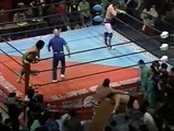 Tenryu Fuyuki vs British Bulldogs 1990 AJPW