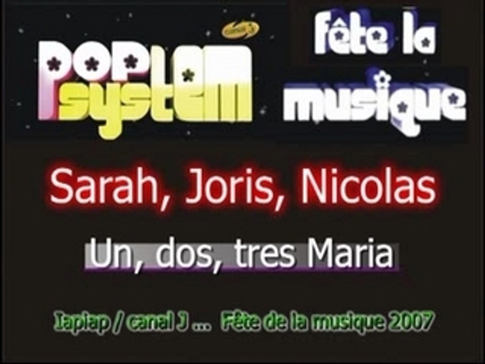 POP SYSTEM Un dos tres Maria