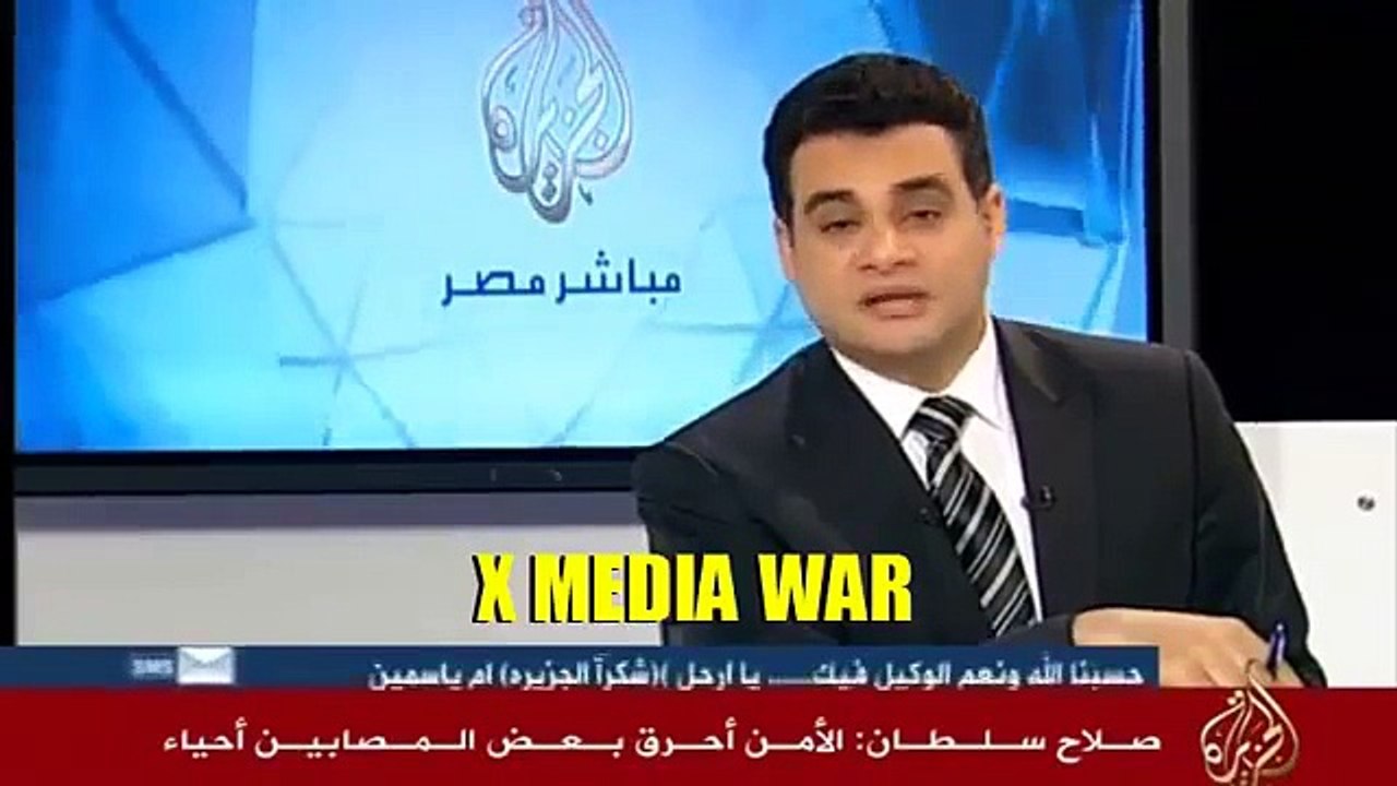 بكاء مذيع قناة الجزيرة أحمد طه على الهواء بعد ح...