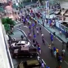 Fuerte represión durante protesta por escasez de alimentos en El Tigre