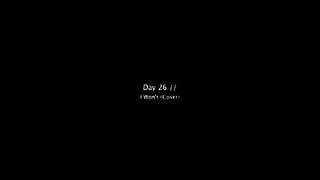 Day 26 - I Won't (Cover)